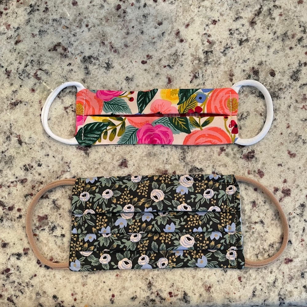 Pair of Rifle Paper Face Masks (Small size)